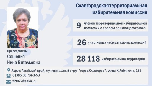 ТИКи Алтая 2025-2030: Сформирован новый состав Славгородской территориальной избирательной комиссии