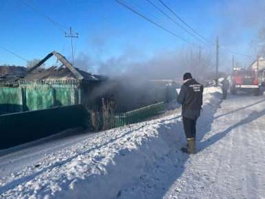 В Павловском районе возбуждено уголовное дело о гибели при пожаре двух человек