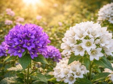 Ленивый цветник с карпатским колокольчиком — ковер, который долго живет без хлопот