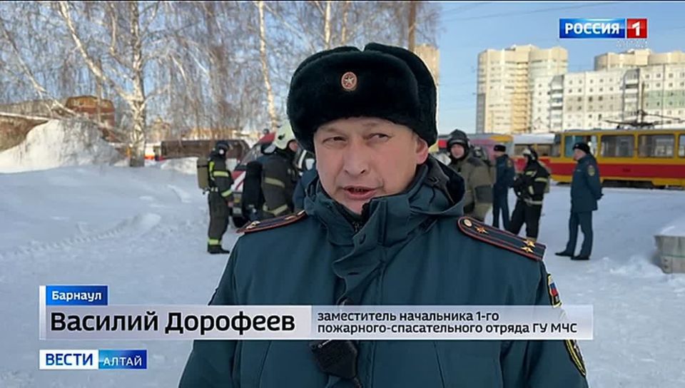 В Алтайском крае накануне прошли масштабные пожарно-тактические учения