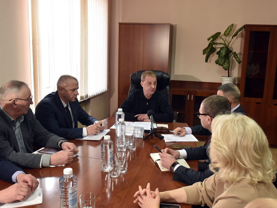 Глава города Вячеслав Франк провел выездное совещание на предприятии «Автодорстрой»