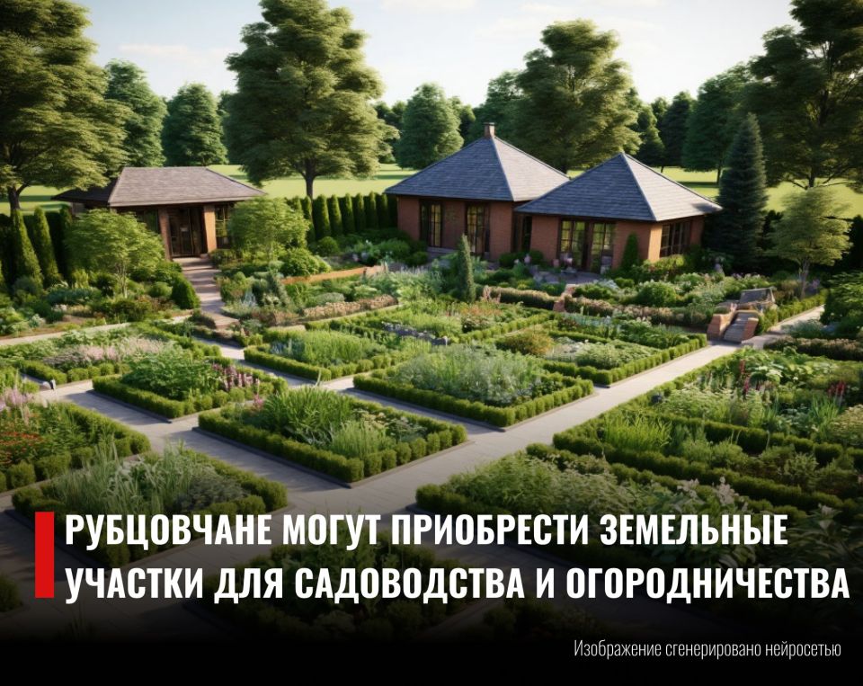 Рубцовчане могут приобрести земельные участки для садоводства и огородничества