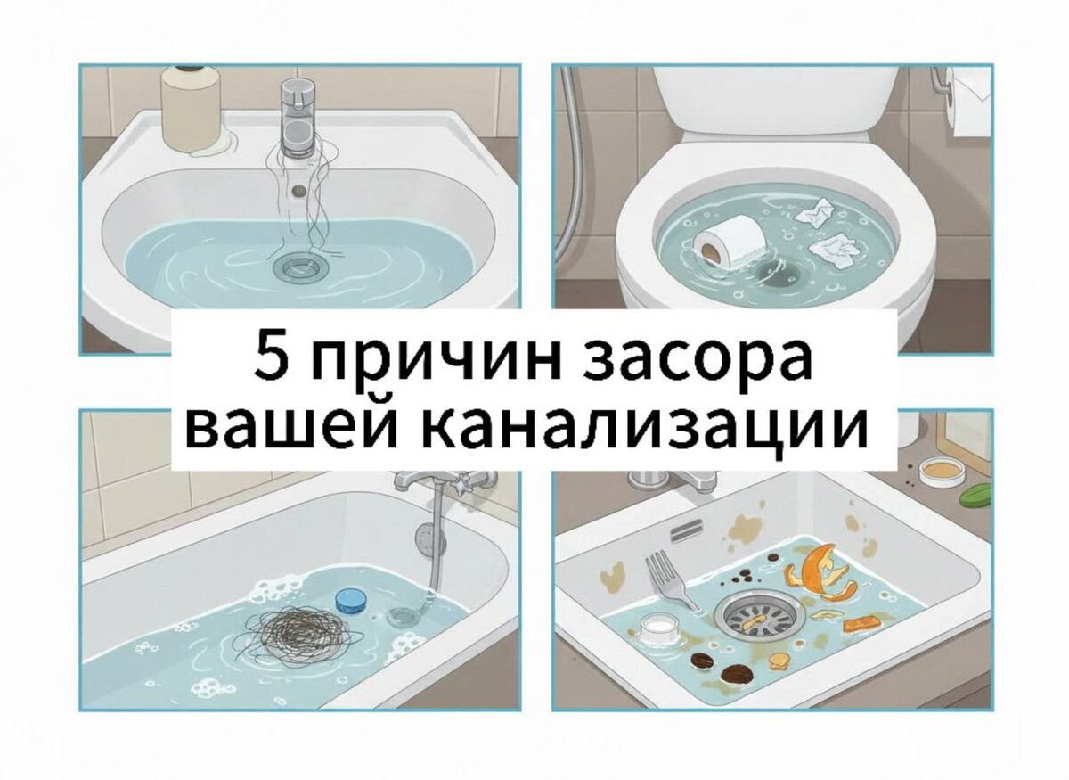 Почему забиваются трубы: основные причины и советы
