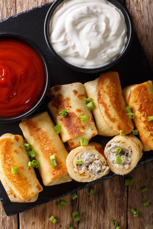 Вкусные блины с курицей и грибами: особенный рецепт для уютного ужина