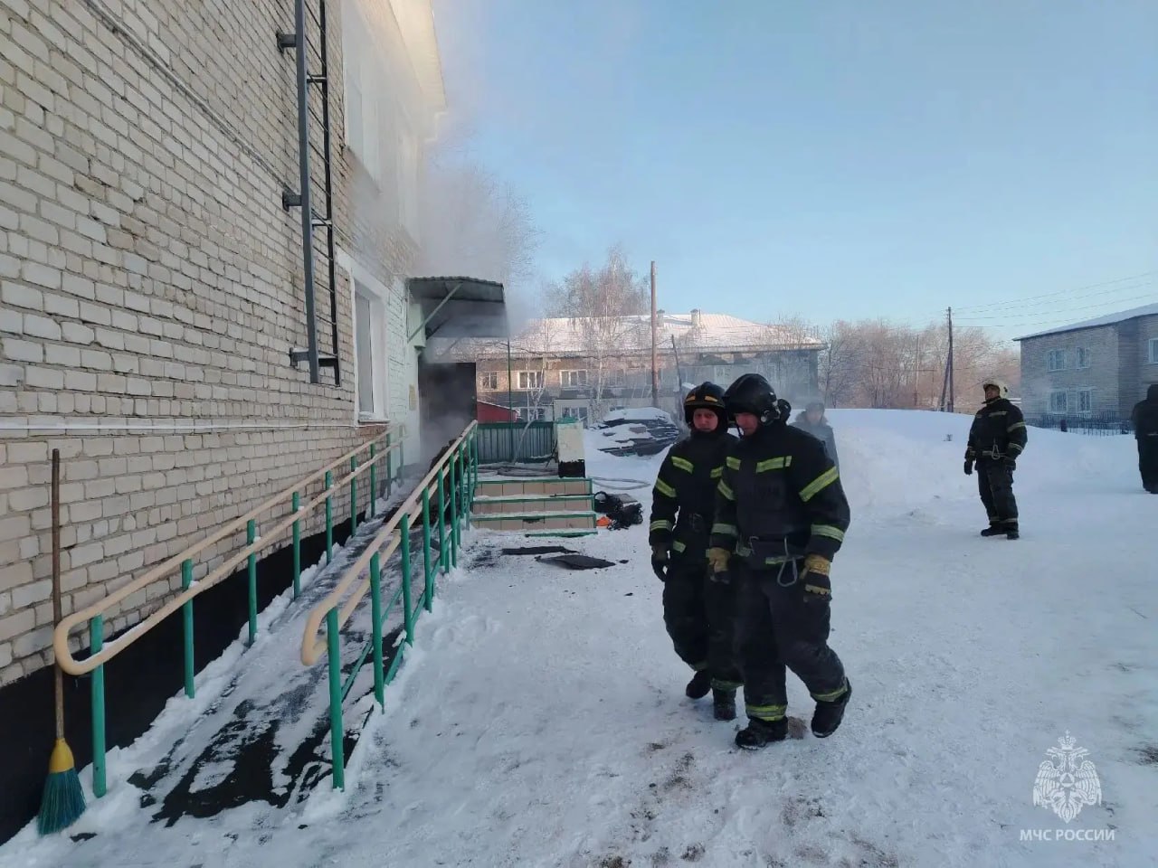 В Камне-на-Оби загорелся детский сад