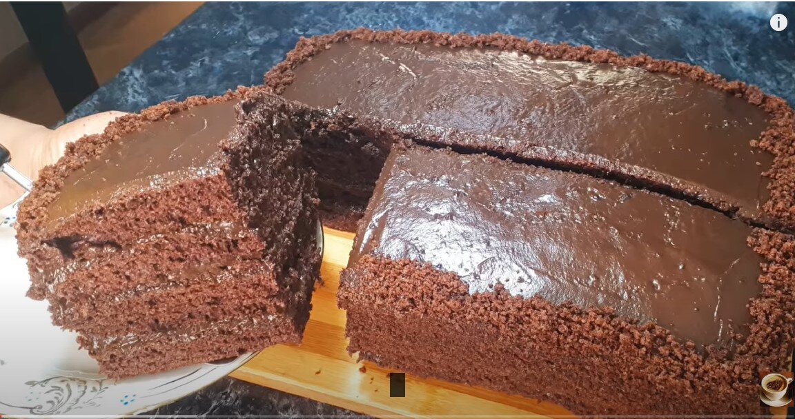 Праздничный шоколадный торт, который покорит всех