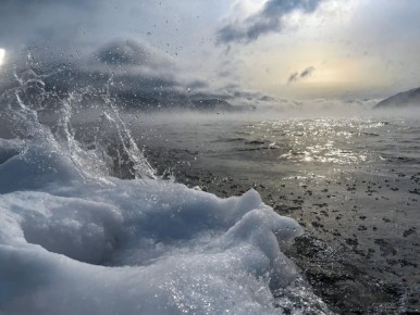 -26°C: Телецкое озеро провожает зиму
