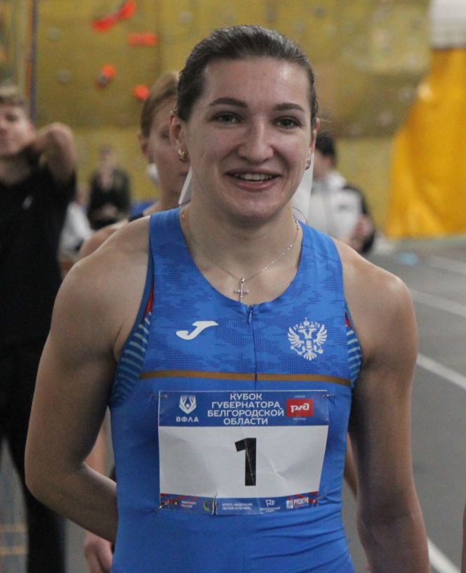Анна Садовничева завоевала серебро на чемпионате России по лёгкой атлетике в помещении на Сахалине