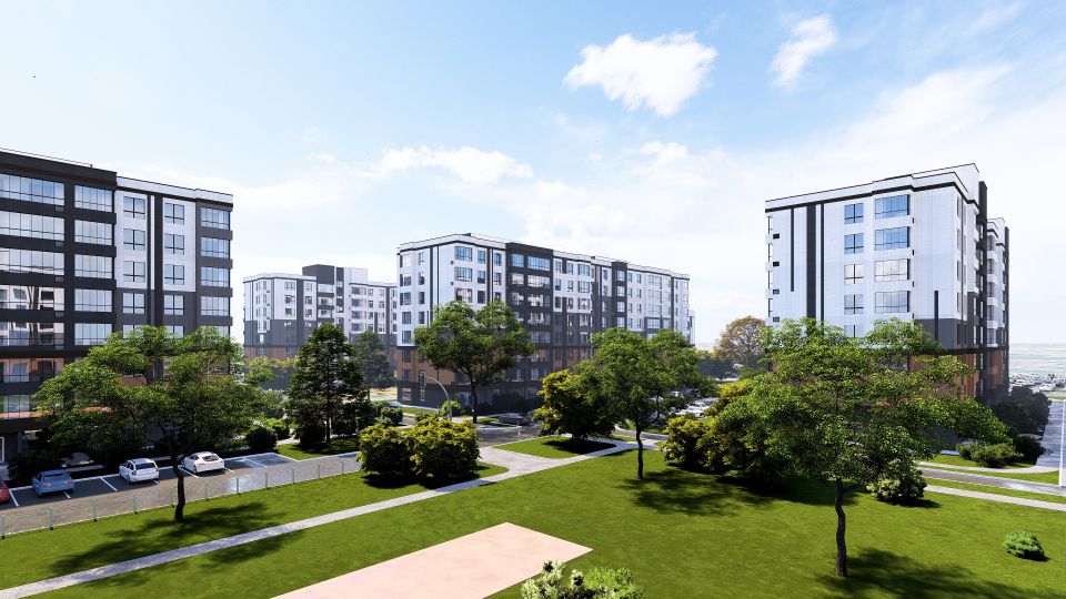 В Бийске начинают строить квартал 6-8-этажных домов В Бийске начинают строить квартал 6-8-этажных домов