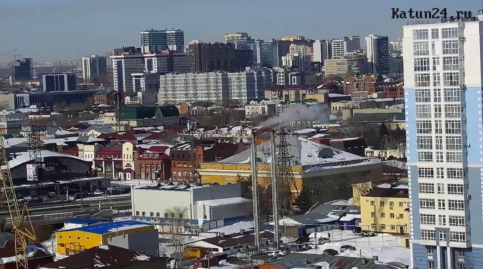 Скопление загрязняющих воздух веществ прогнозируют в Барнауле