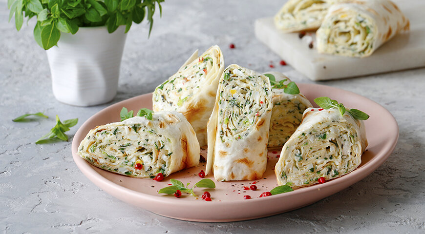 Лаваш с сыром и зеленью: Идеальная закуска на каждый день