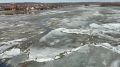 В Бийске начался ледоход на реке Бие