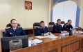 Фото с оперативного совещания следственного управления СК России по Алтайскому краю по итогам работы за три месяца 2026 года