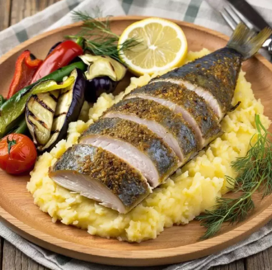 Удивительная скумбрия: запечённое наслаждение с горчично-сметанным соусом