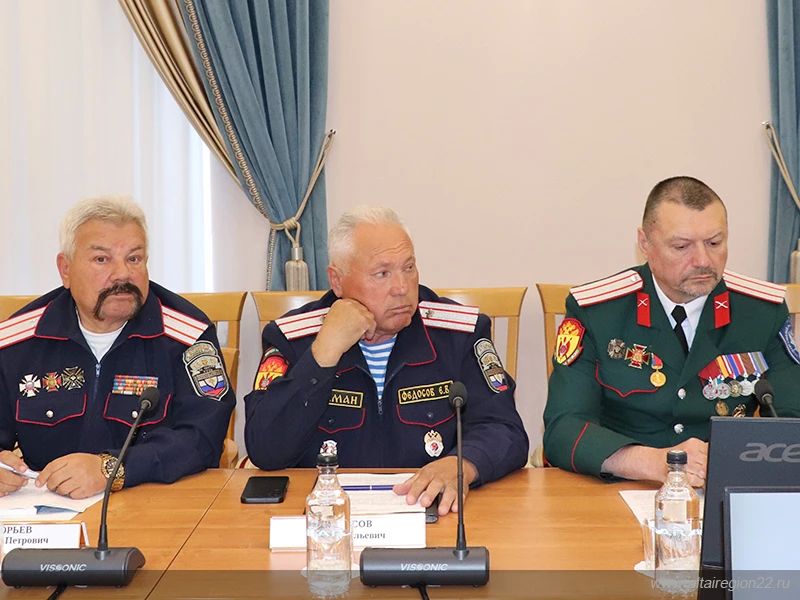 В Алтайском крае состоялось заседание рабочей группы по делам казачества В Алтайском крае состоялось заседание рабочей группы по делам казачества