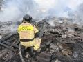 В Бийске сгорело заброшенное здание на 500 «квадратах»