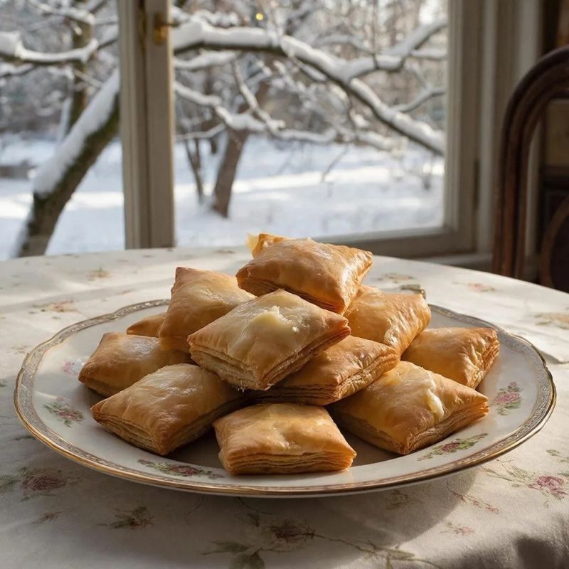 Слоёные конвертики с мясом: простой и вкусный ужин для всей семьи
