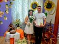 Влюблённые поженились с особым ритуалом в День семьи, любви и верности в Барнауле