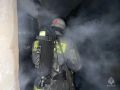 Ночной пожар в Зональном районе
