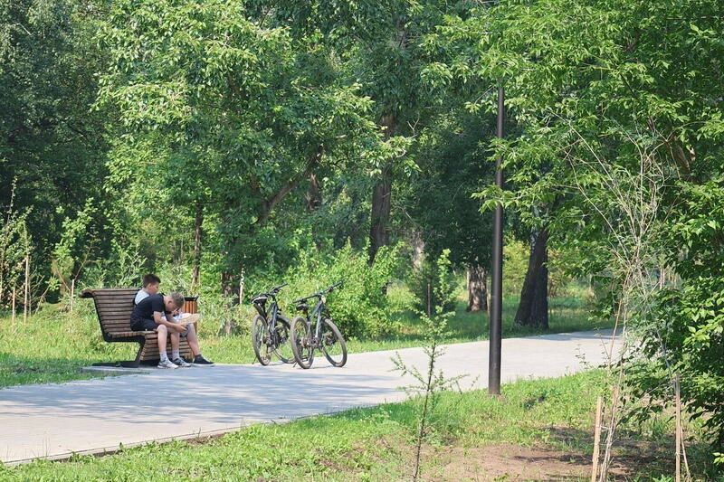 В Барнауле продолжают преображать зеленую зону между улицами Ленинградской, Энтузиастов и Антона Петрова, известную горожанам как бывший парк имени В.И. Ленина В Барнауле продолжают преображать зеленую зону между улицами Ленинградской, Энтузиастов и Антона Петрова, известную горожанам как бывший парк имени В.И. Ленина