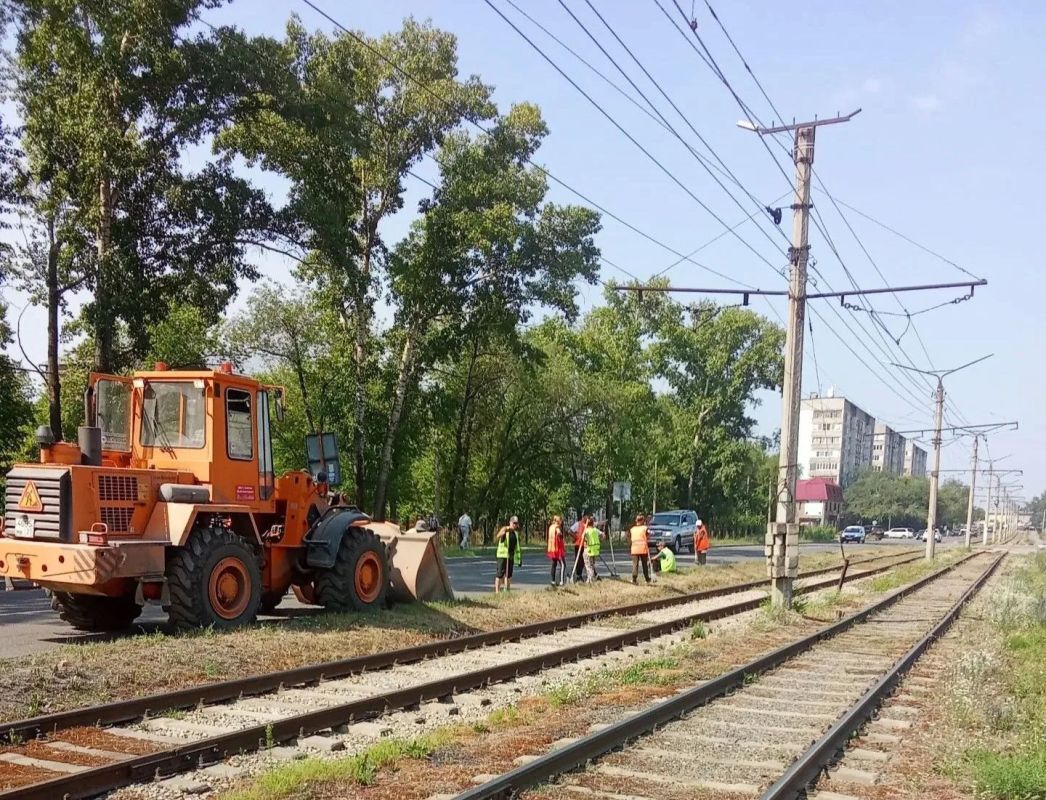 В Бийске коммунальные службы продолжают комплекс летних мероприятий по благоустройству и ремонту территорий