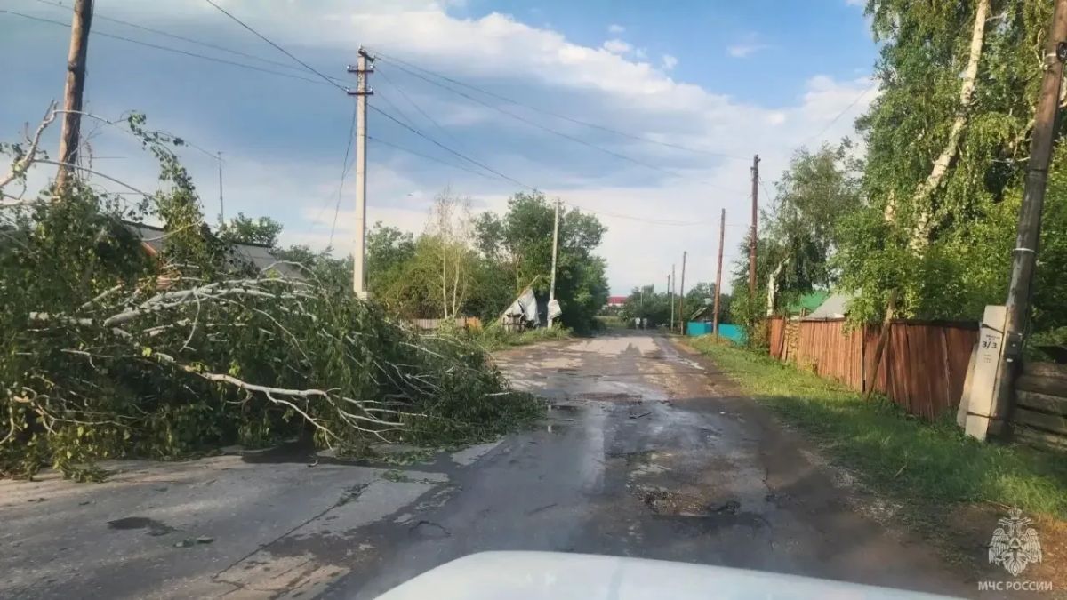 Непогода обрушилась на Алтайский край Непогода обрушилась на Алтайский край