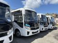 Еще семь новых автобусов привезли для обновления общественного транспорта Барнаула