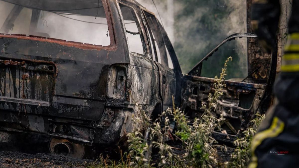Автомобиль сгорел дотла на улице Водозаборной в Барнауле Автомобиль сгорел дотла на улице Водозаборной в Барнауле