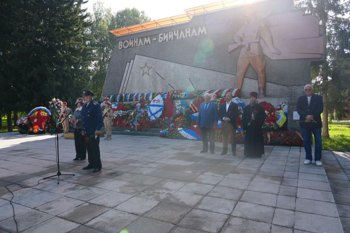 Сегодня на Мемориале воинам-бийчанам состоялось памятное мероприятие, посвященное Дню окончания Второй мировой войны Сегодня на Мемориале воинам-бийчанам состоялось памятное мероприятие, посвященное Дню окончания Второй мировой войны