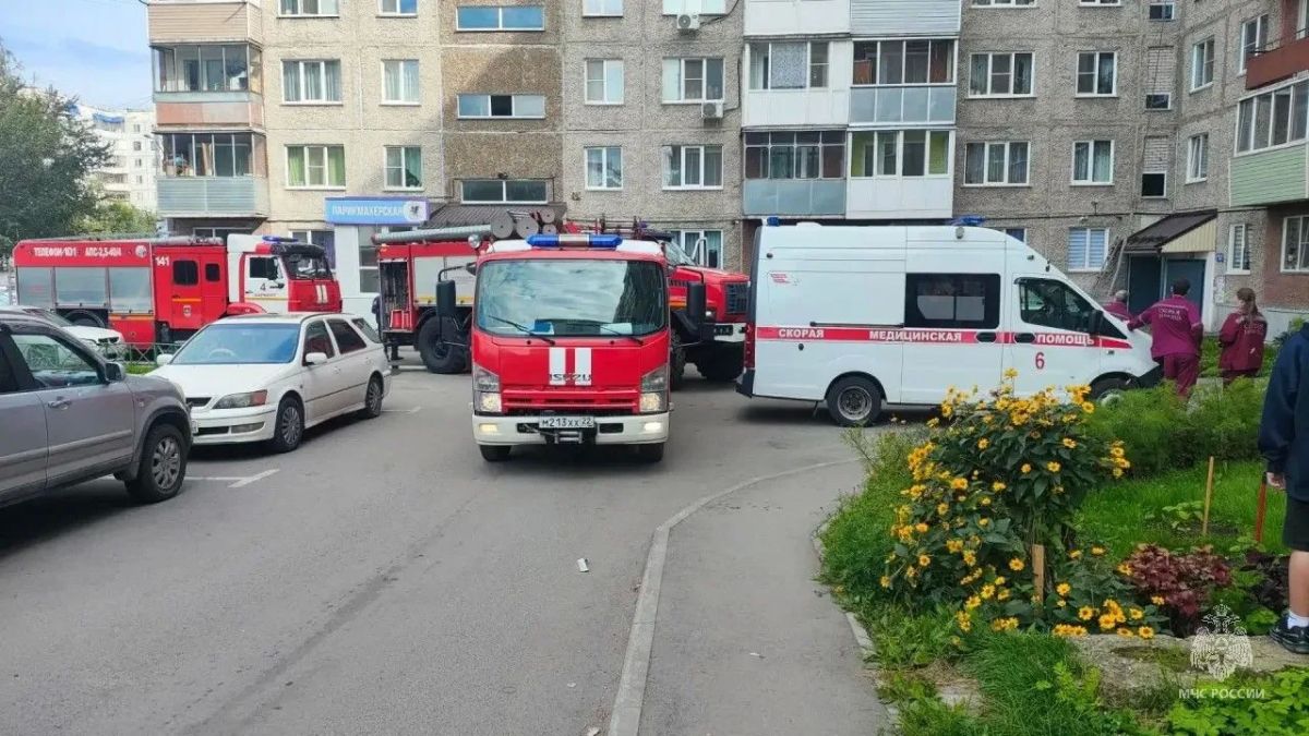 Два пожара - одна причина. Крупное возгорание произошло в Яровом Два пожара - одна причина. Крупное возгорание произошло в Яровом