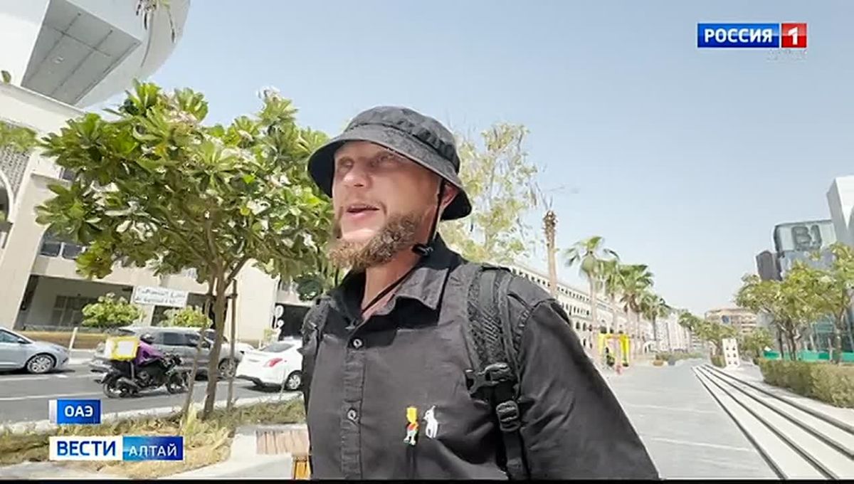 Барнаулец Михаил Емельяненко добрался на «четвёрке» до Дубая