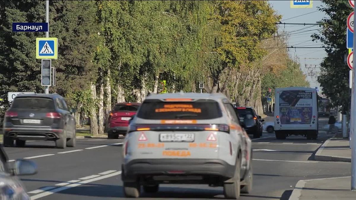 В центре Барнауле завершился ремонт участка проспекта Ленина
