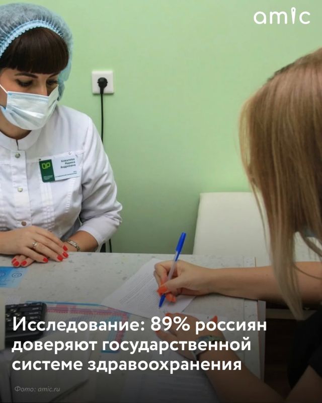 Почти 9 из 10 россиян доверяют государственной медицине