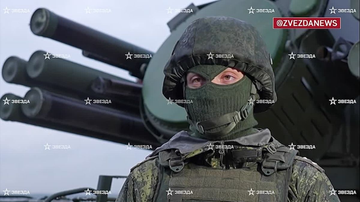 Кадры уничтожения крылатых ракет "Фламинго" над Московским регионом в ночь перед последним днем выборов показала Zvezdanews