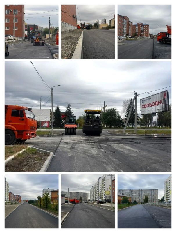 Ремонт участка ул. Согренной завершают в Бийске