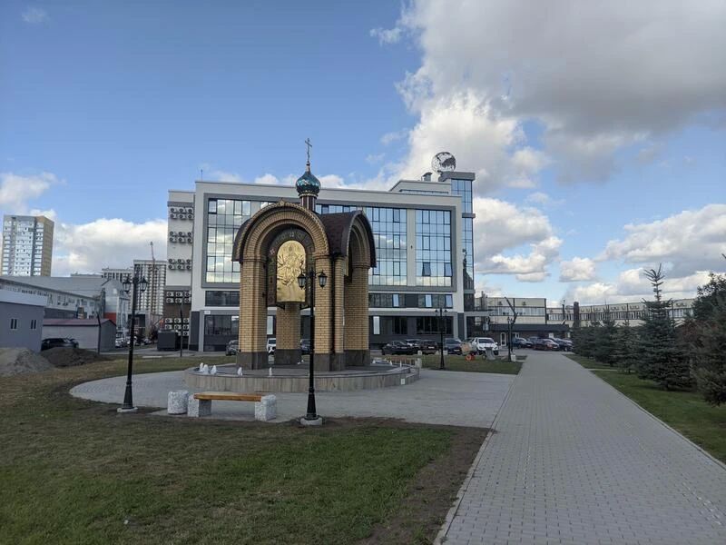 Фонтан, витражи и купель. Какой получилась новая часовня на Шумакова в Барнауле Фонтан, витражи и купель. Какой получилась новая часовня на Шумакова в Барнауле