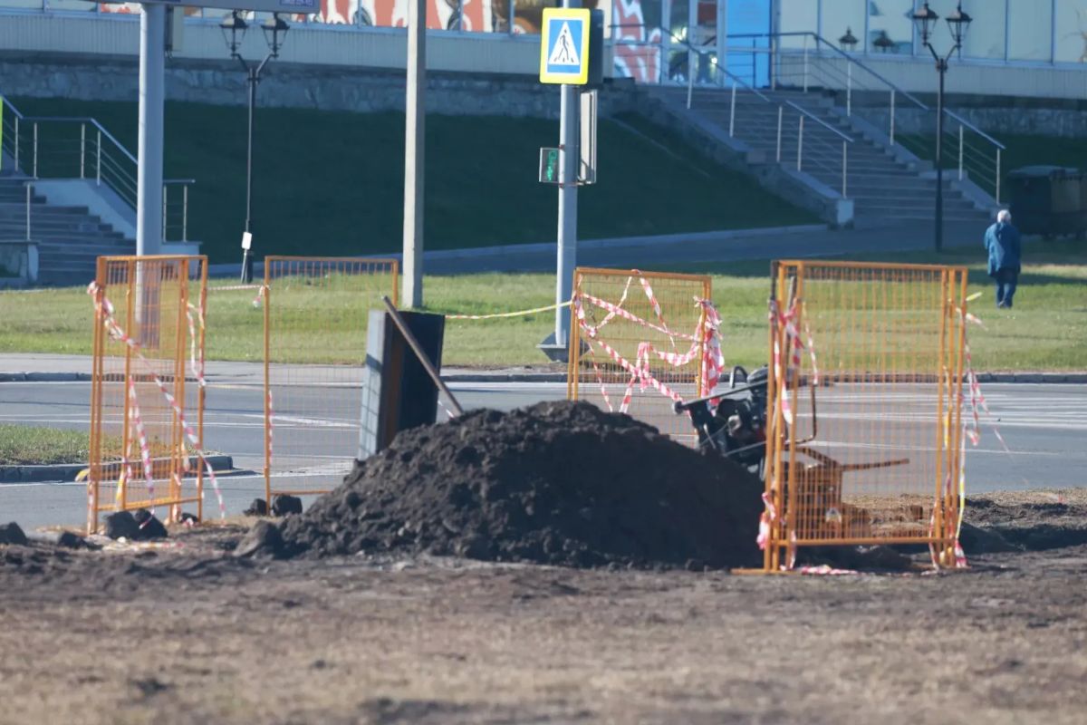В центре Барнаула полным ходом идет коммунальная перестройка В центре Барнаула полным ходом идет коммунальная перестройка