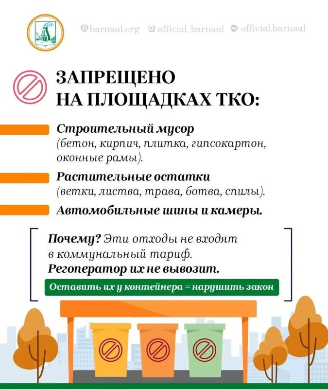 Куда девать старый диван, ветки и шины? Разбираемся с правилами чистоты в Барнауле Куда девать старый диван, ветки и шины? Разбираемся с правилами чистоты в Барнауле