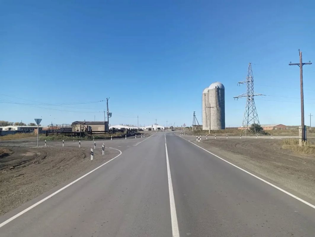 В Немецком национальном районе завершено строительство подъезда к ООО «Эко-Продукт»
