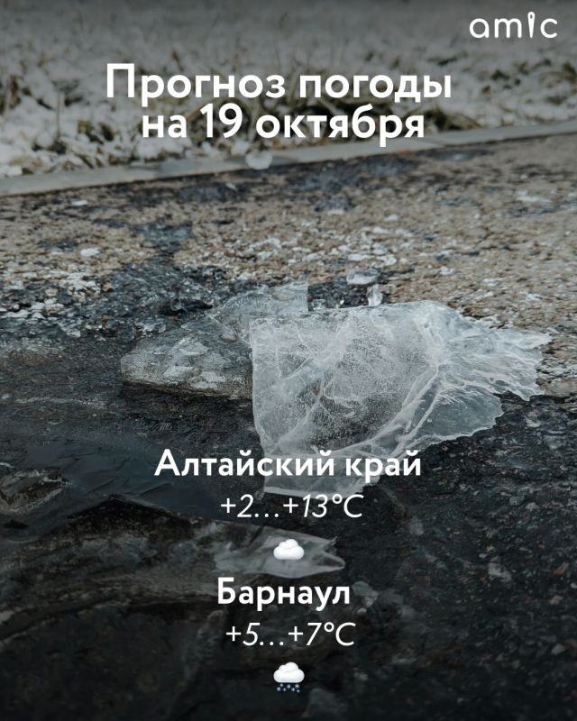 Доброе утро! О погоде 19 октября