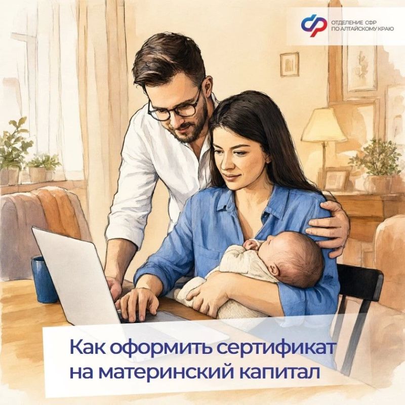 Социальный фонд России оформляет сертификат на материнский (семейный) капитал сразу после получения информации о регистрации рождения ребенка из органов ЗАГС