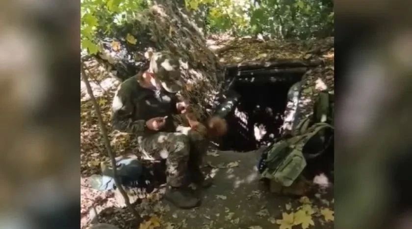 Бойцы СВО из Алтайского края приручили белочку