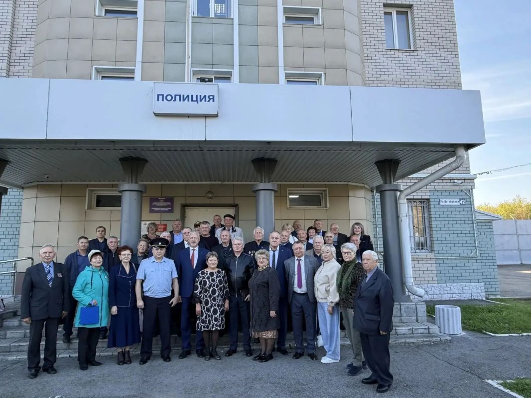 На базе ОМВД России по городу Новоалтайску состоялось выездное заседание региональной общественной организации ветеранов органов внутренних дел