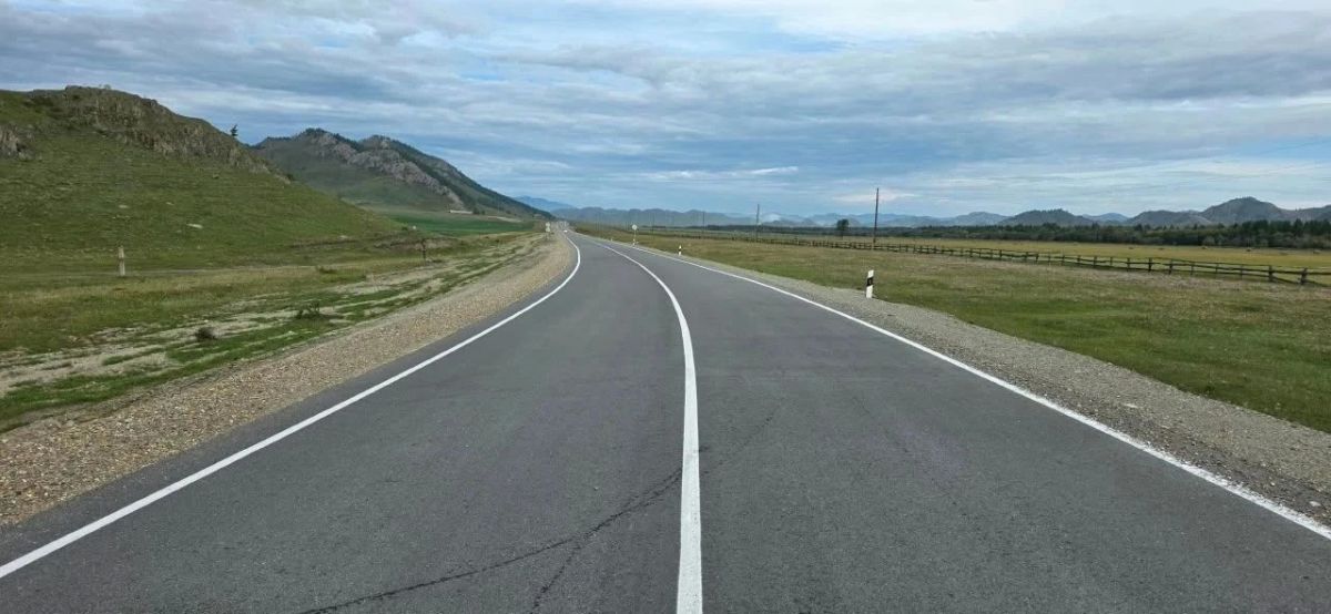 Введен в эксплуатацию участок автомобильной дороги Черга — Беш-Озек — Усть-Кан — Талда — Карагай — граница Казахстана