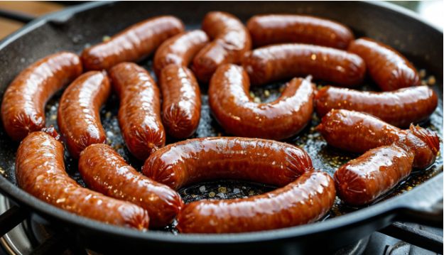 Сосиски с овощами в немецком стиле: новое прочтение классики